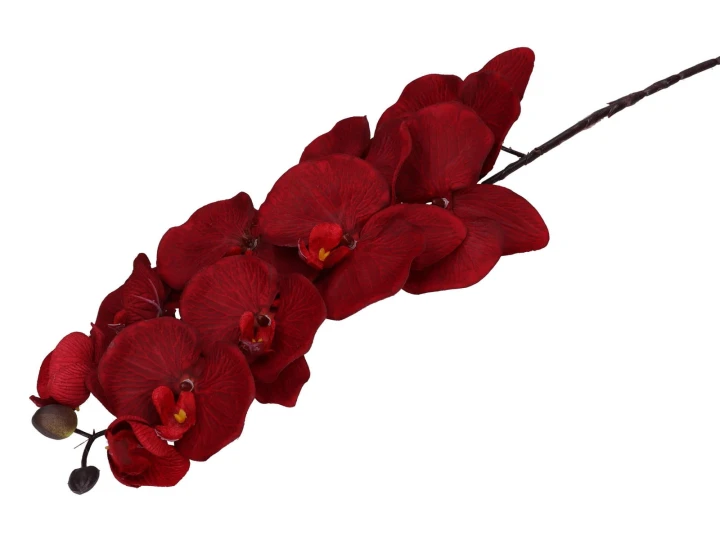 Storczyk gałązka 95 cm — bordowy