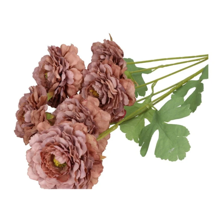 Bukiet kwiatów 83 cm – 5 kwiatów — pudrowy/brązowy