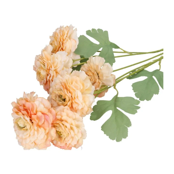 Bukiet kwiatów 83 cm – 5 kwiatów — brzoskwiniowy