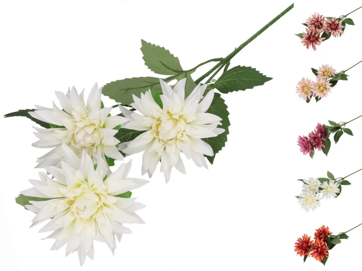 Dalia gałązka 65 cm – 3 kwiaty
