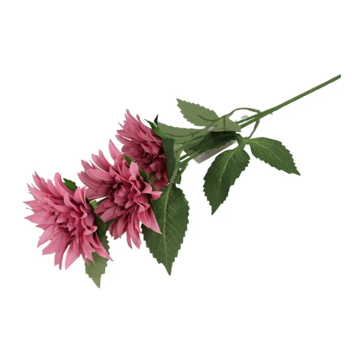 Dalia gałązka 65 cm – 3 kwiaty — fuksja